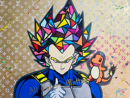 (SOLD OUT) Saiyan prince Rainbow