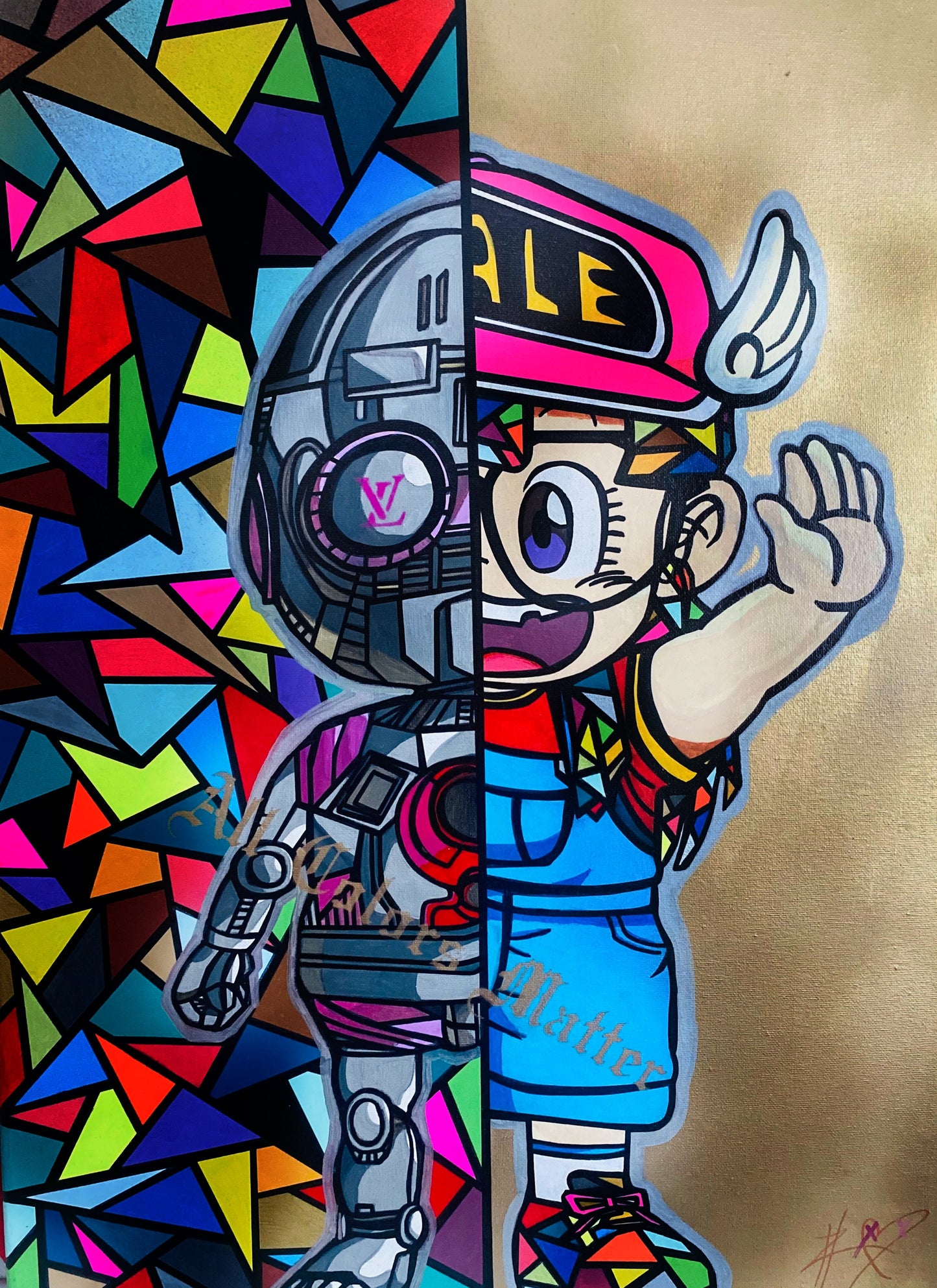 (SOLD OUT) Robot Girl Rainbow Fusion By Mr. Rainbow