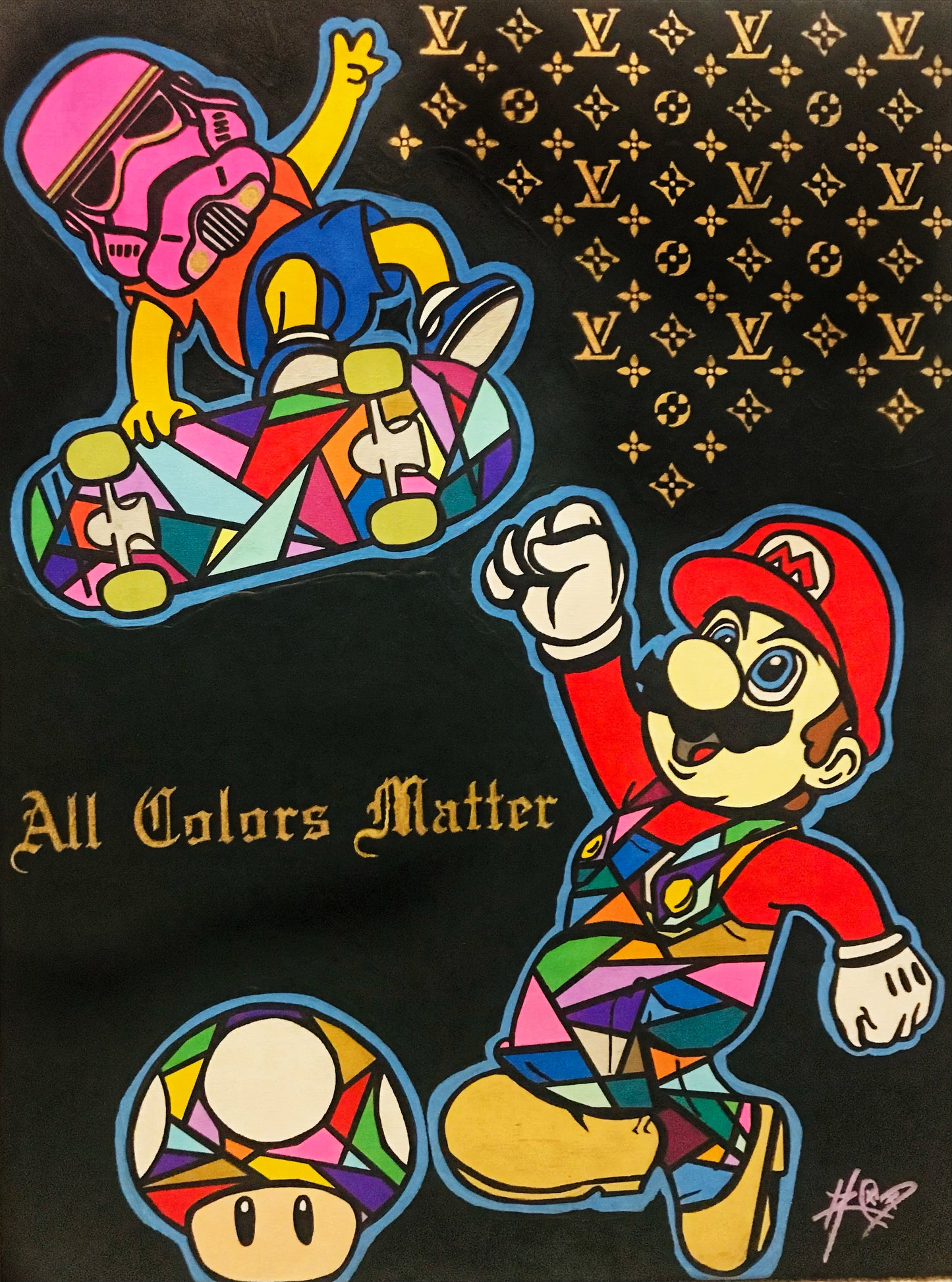 (SOLD OUT)Mario Bling Rainbow