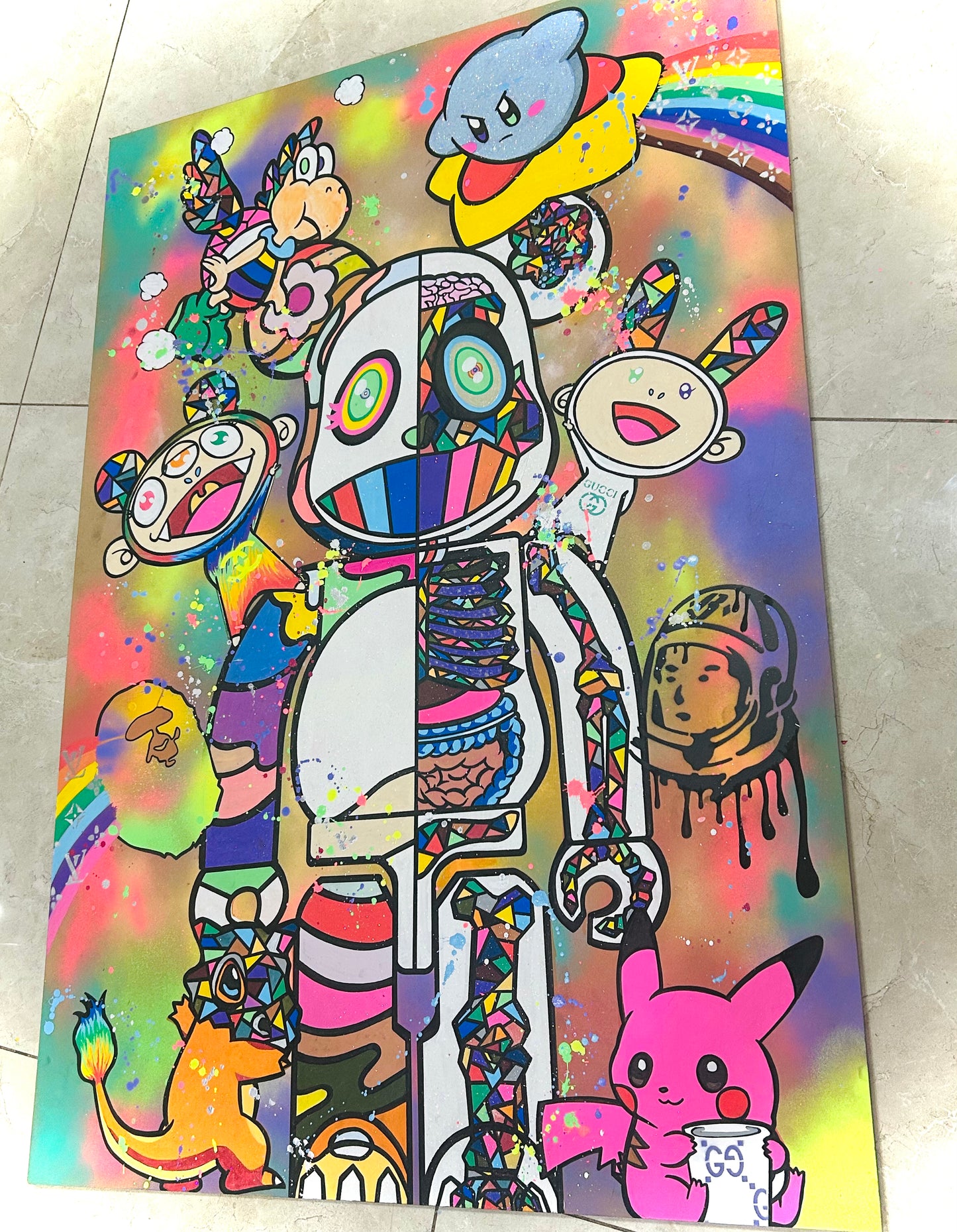 DISSECTED BEARBRICK RAINBOW