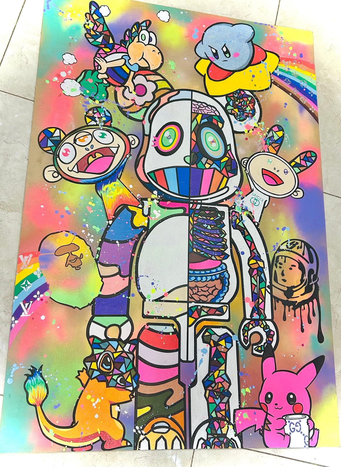 DISSECTED BEARBRICK RAINBOW