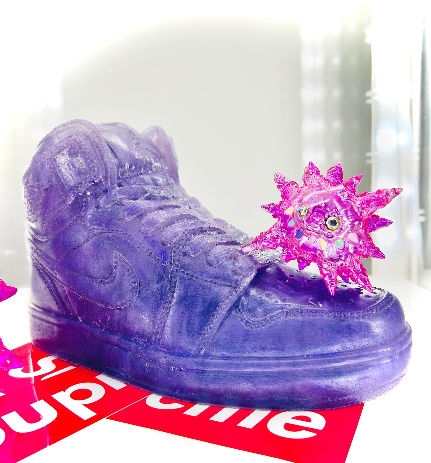 (SOLD OUT)Amethyst Purple AJ1 Sculpture