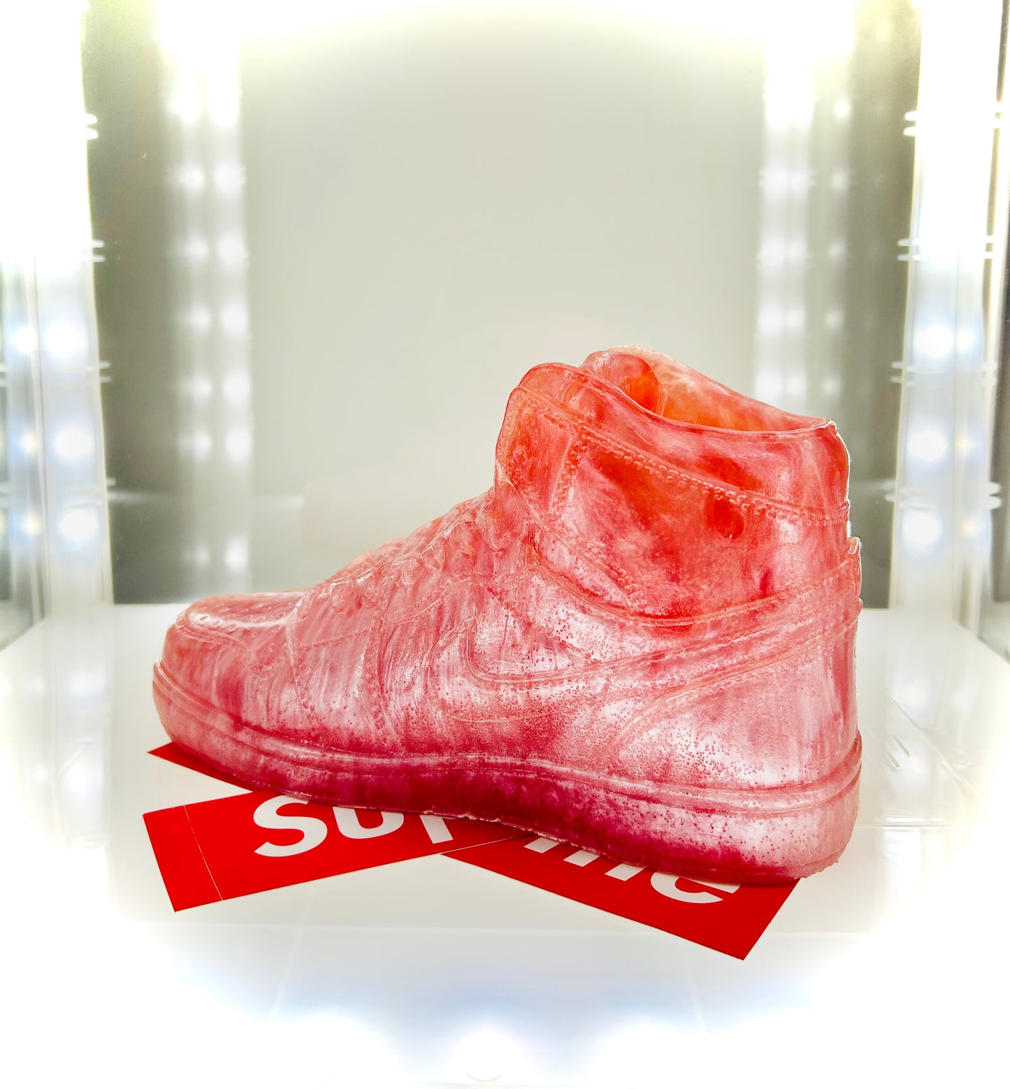 (SOLD OUT)Ruby Red AJ Air Jordan Sneaker Sculpture