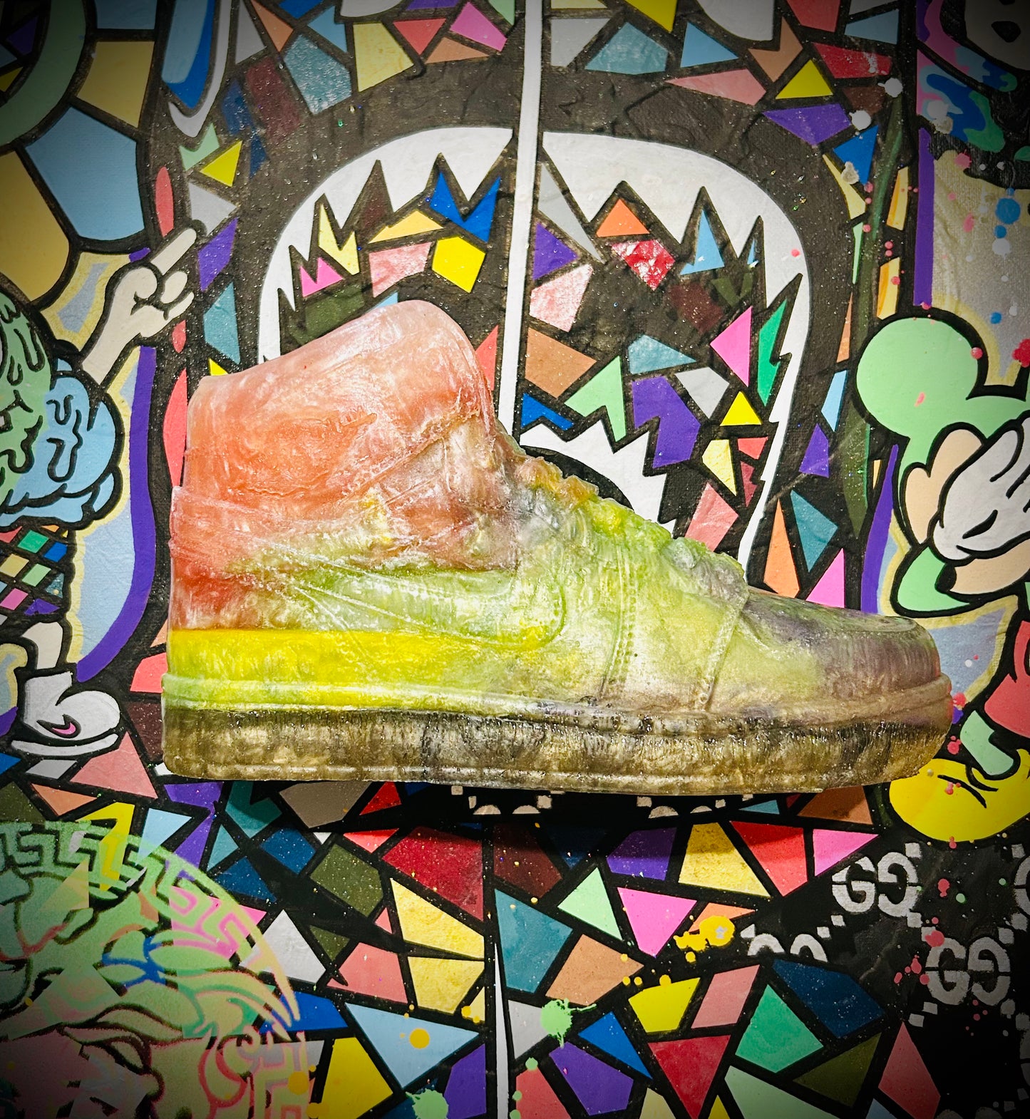 (SOLD OUT)Galaxy Rainbow AJ1 Sculpture