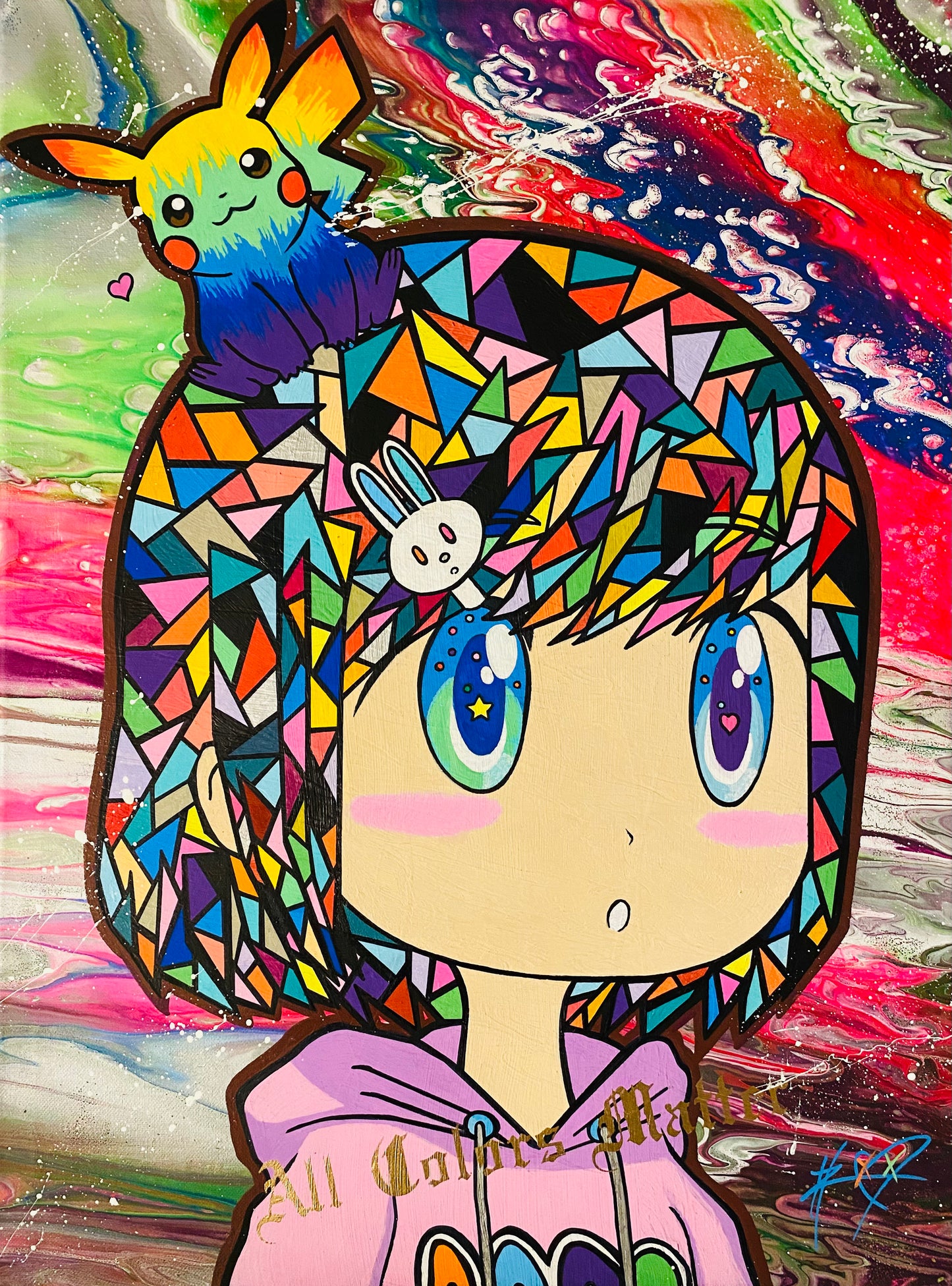 KAWAII GIRL RAINBOW