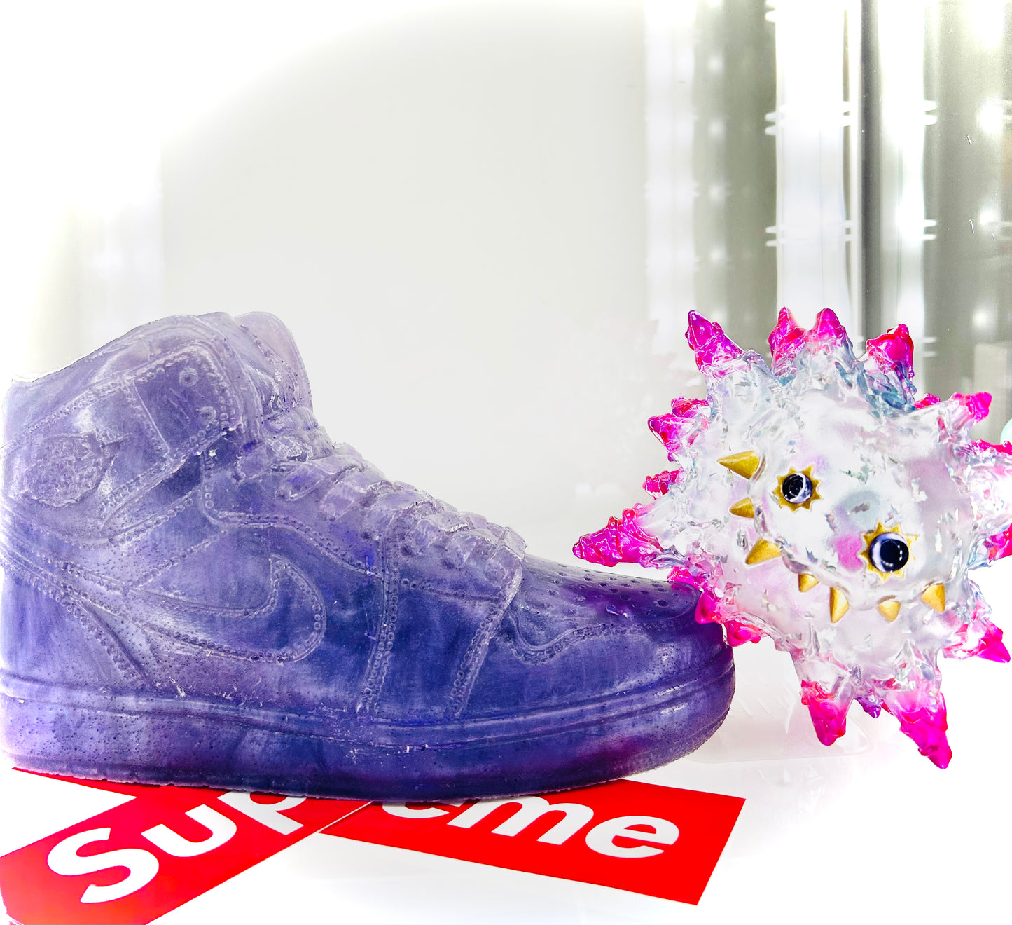 (SOLD OUT)Amethyst Purple AJ1 Sculpture