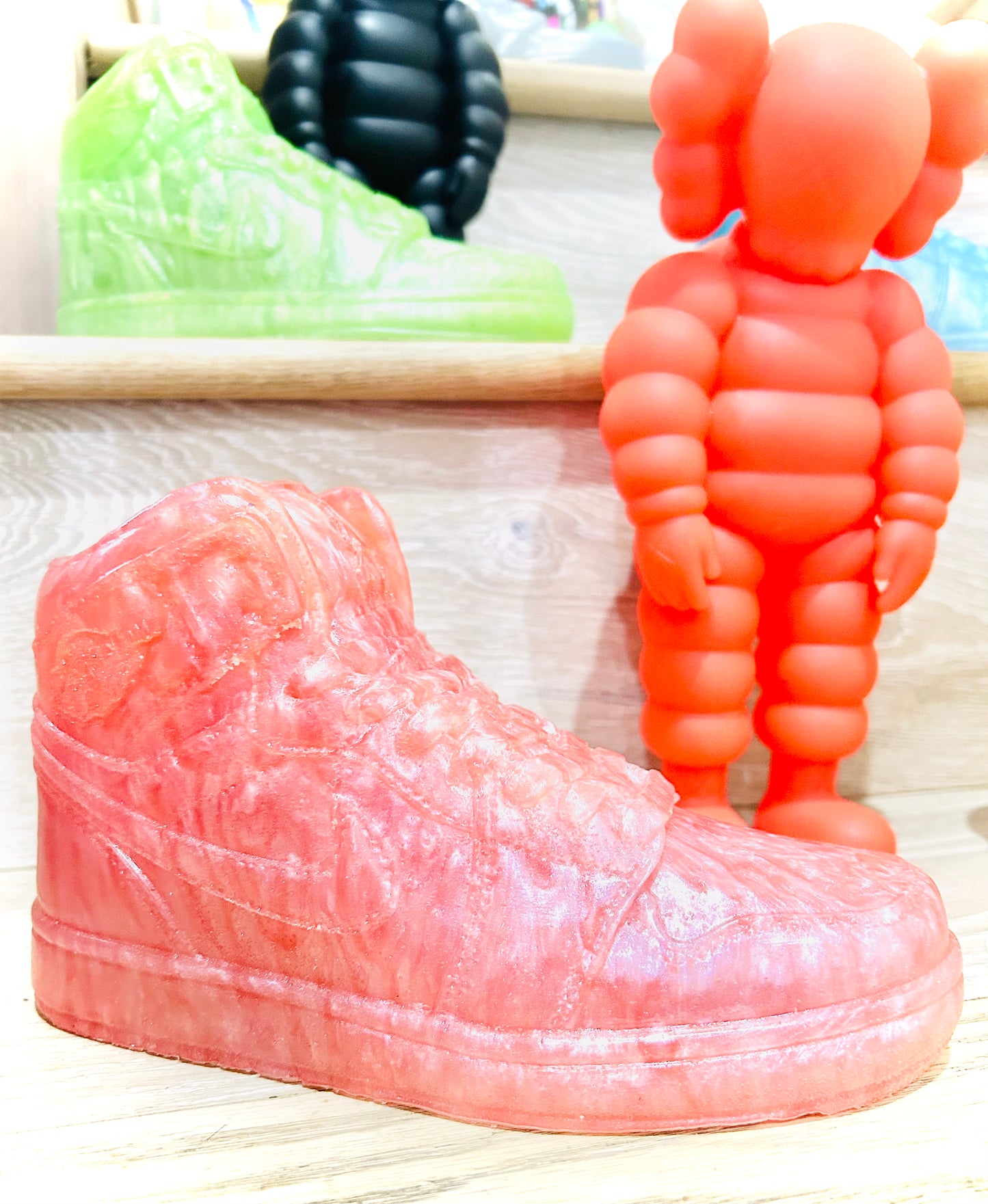 (SOLD OUT)Ruby Red AJ Air Jordan Sneaker Sculpture