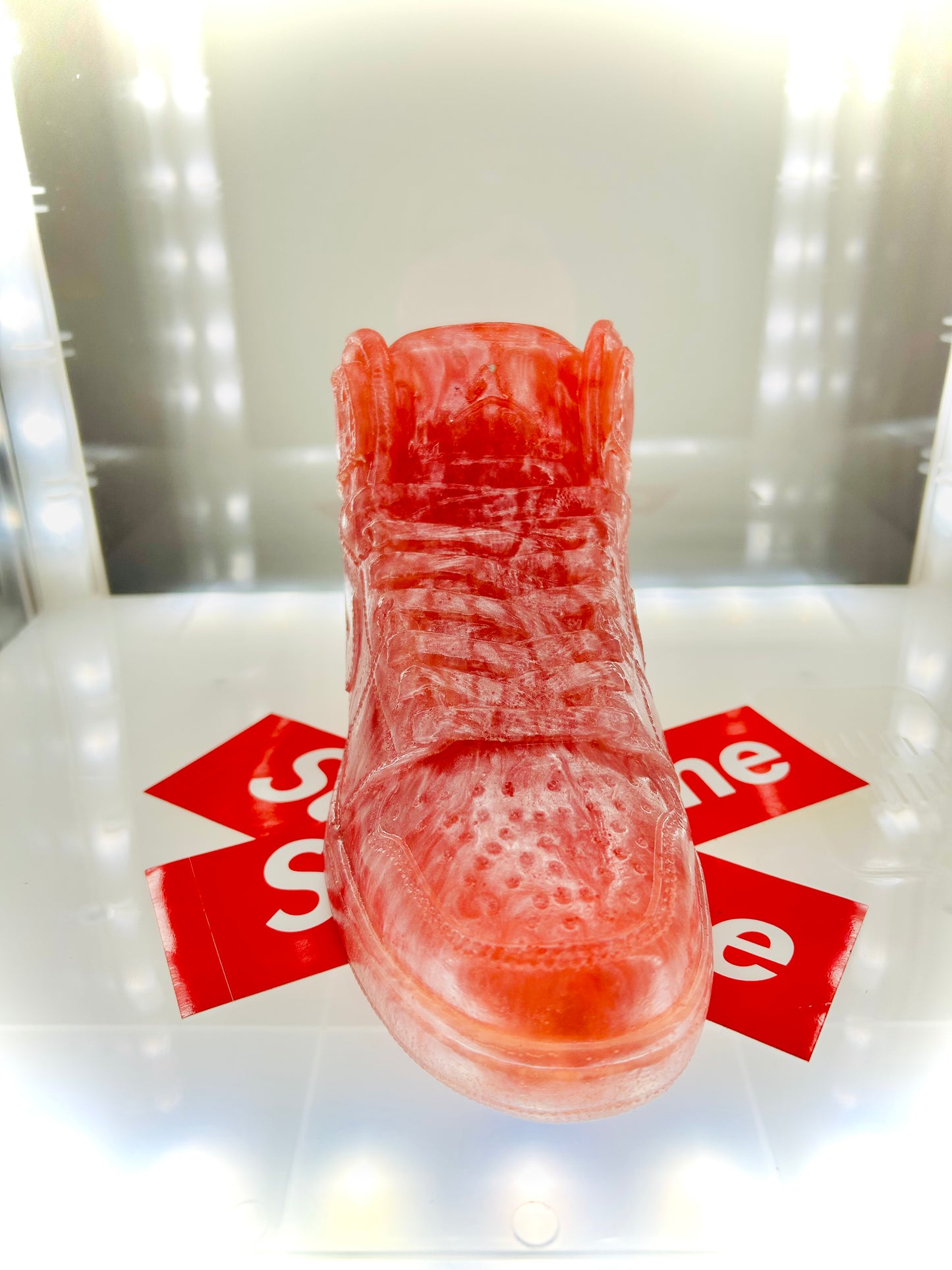 (SOLD OUT)Ruby Red AJ Air Jordan Sneaker Sculpture