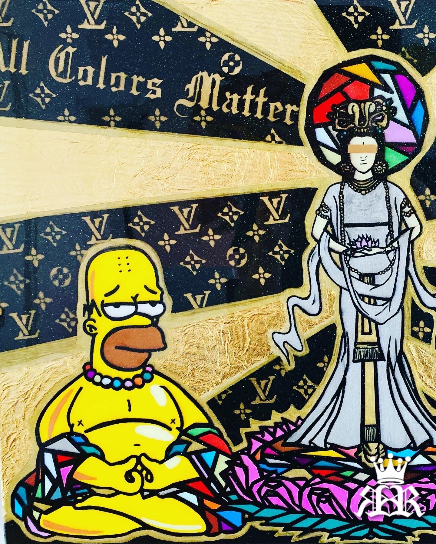 (SOLD OUT)Simpsons Zen Rainbow