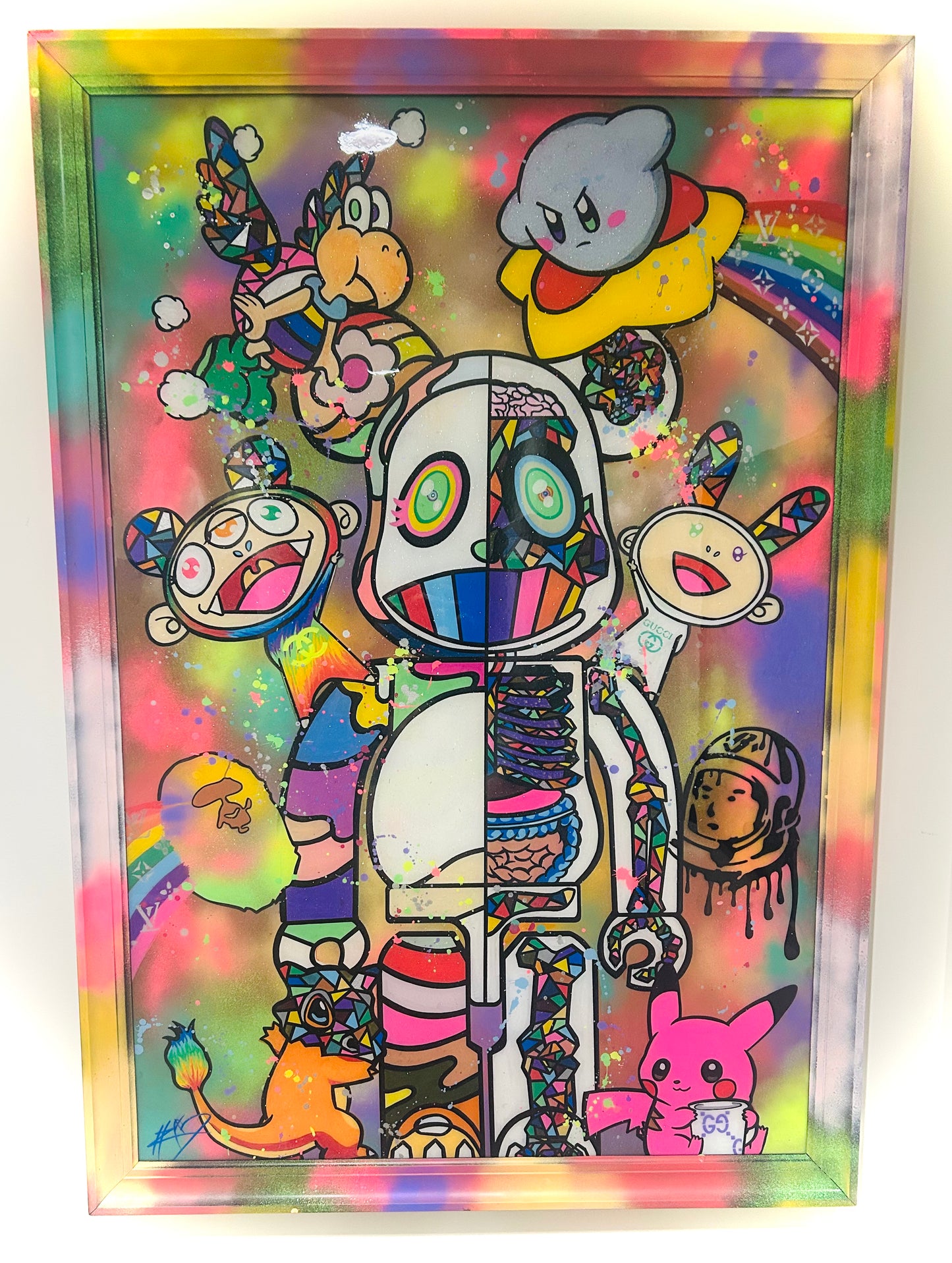 DISSECTED BEARBRICK RAINBOW