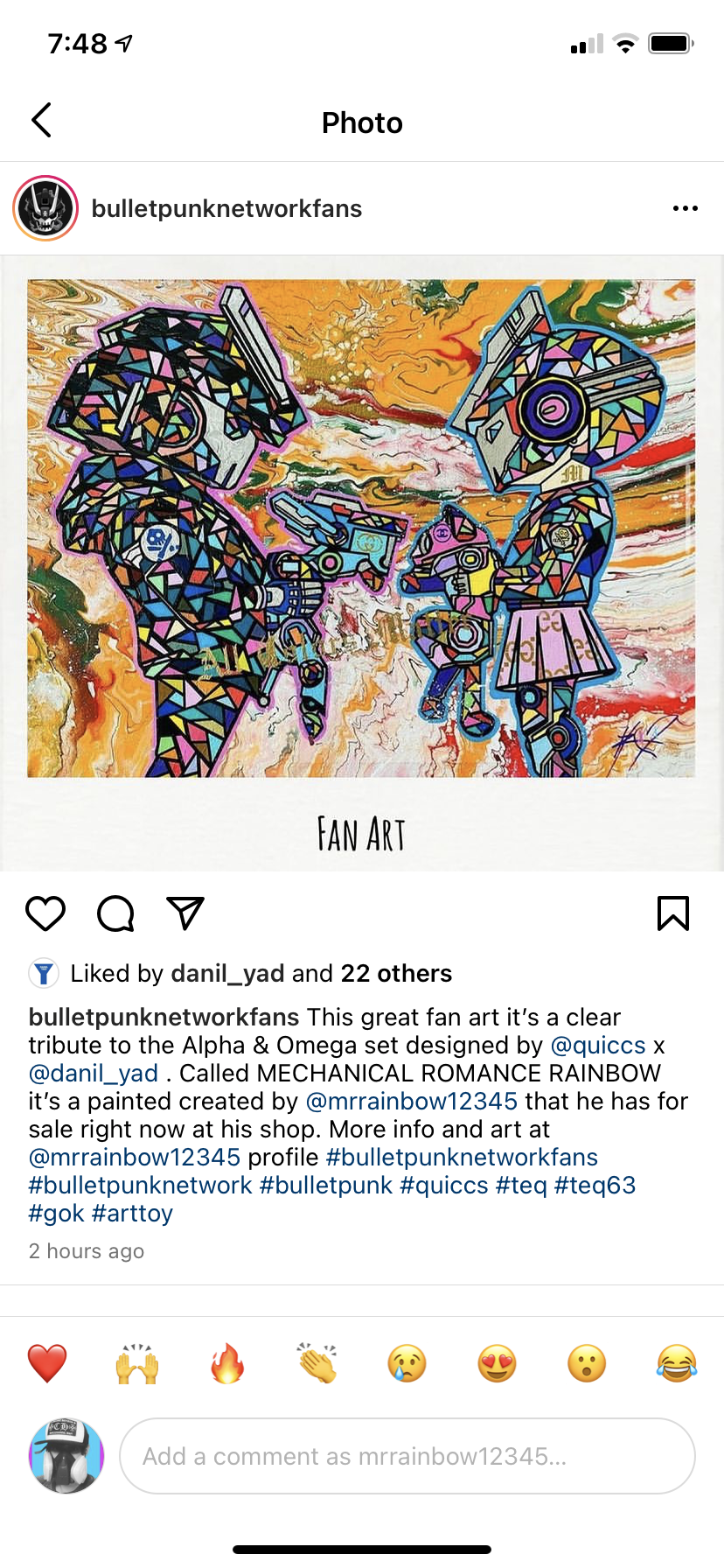 (SOLD OUT) MECHANICAL ROMANCE RAINBOW